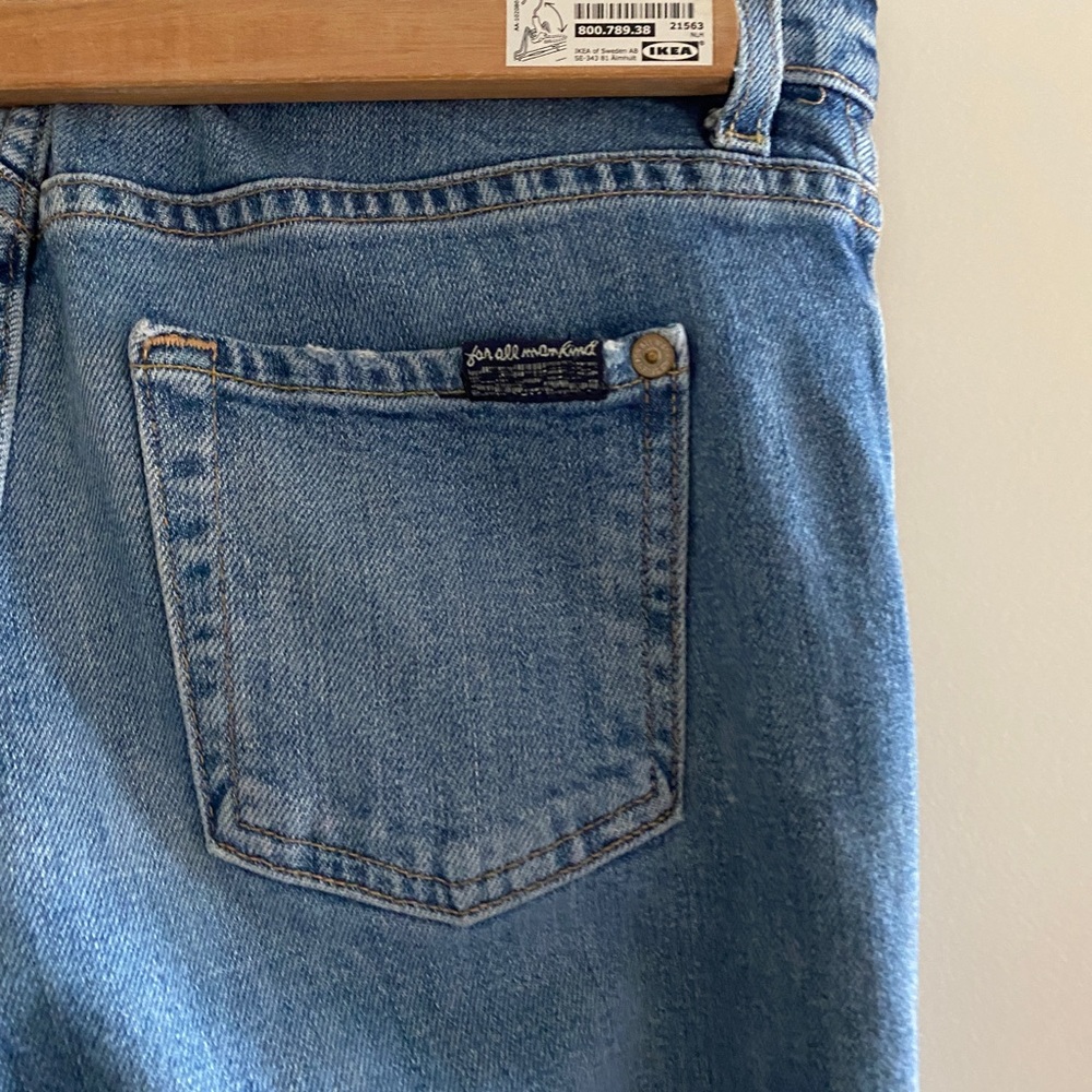 7 for all mankind: Edie w/ frayed seam